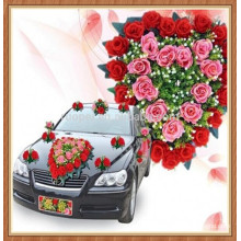 High Demand Plastic car Flower For Decoration